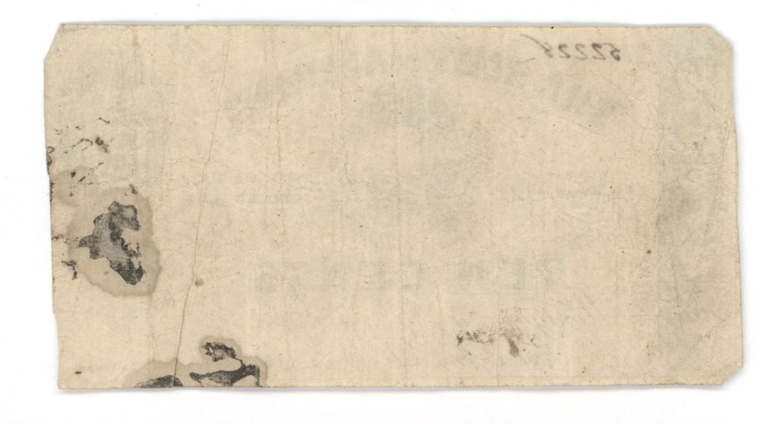 Alabama Confederate Fractional Currency Note - 10 Cents, January 1, 1863 - 2