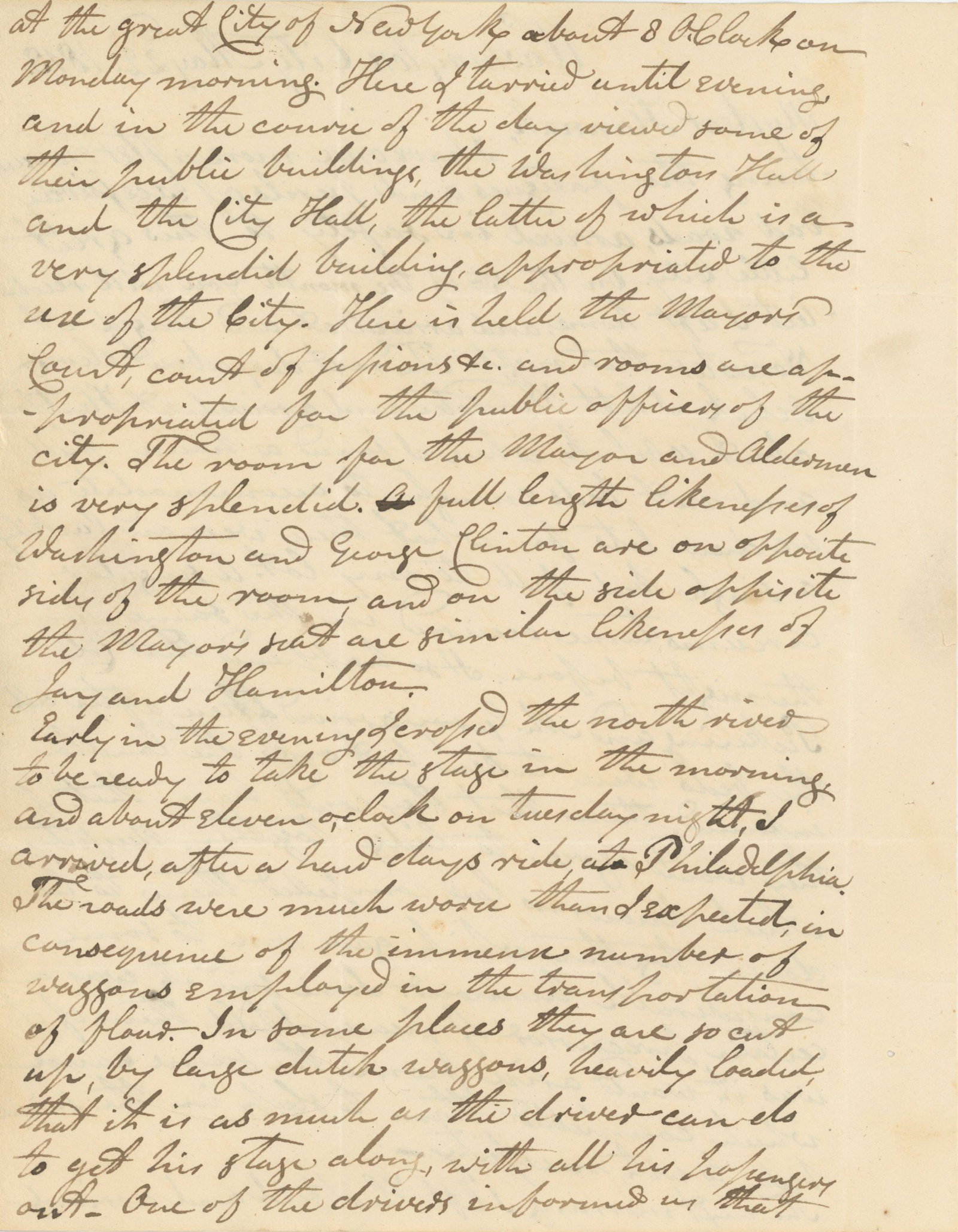 Abijah Bigelow - War of 1812 Journey to Washington - U.S. Congressman - Four-Page Autograph Letter - 3