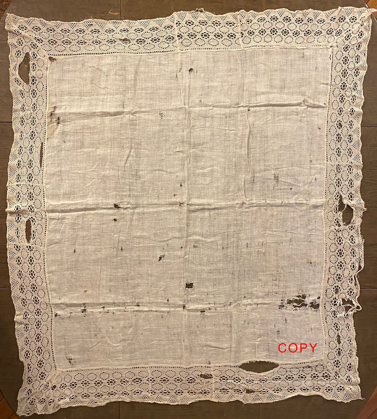 Abraham Lincoln - Ford's Theatre - Assassination Location Curtain Swatch Display with Provenance - 2