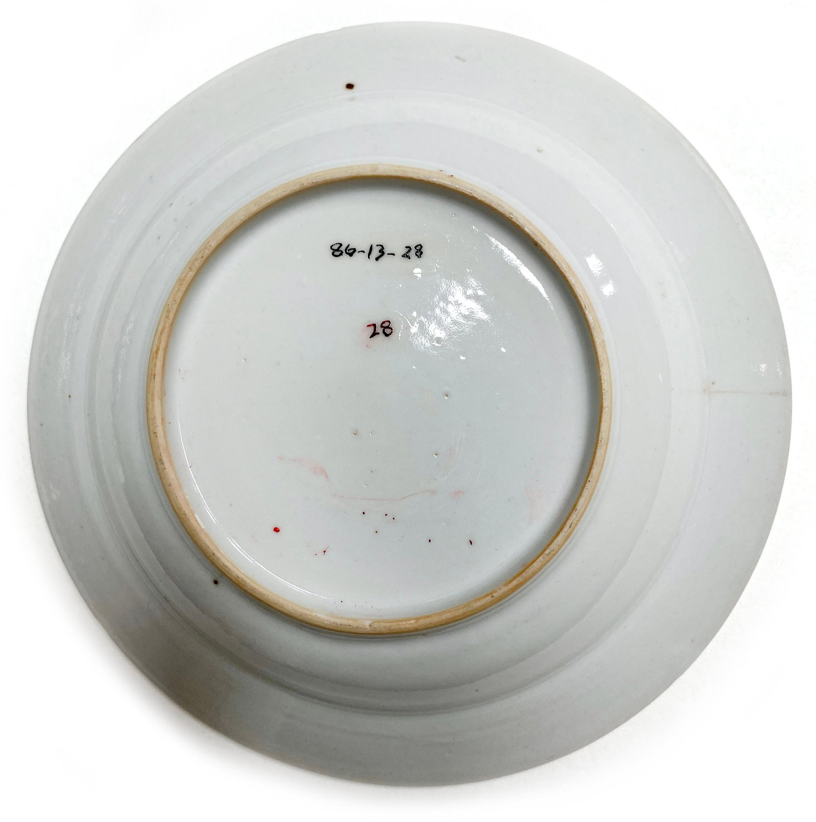 Thomas Jefferson - White House Service China Dessert Bowl - Hand-Painted Shield & Script Initial  - 4