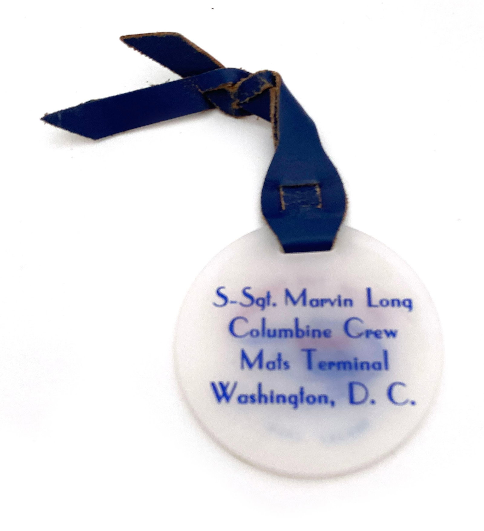 Dwight D. Eisenhower - Presidential Trip - United Air Lines Crew Luggage Tag - Denver, 1955 - 2