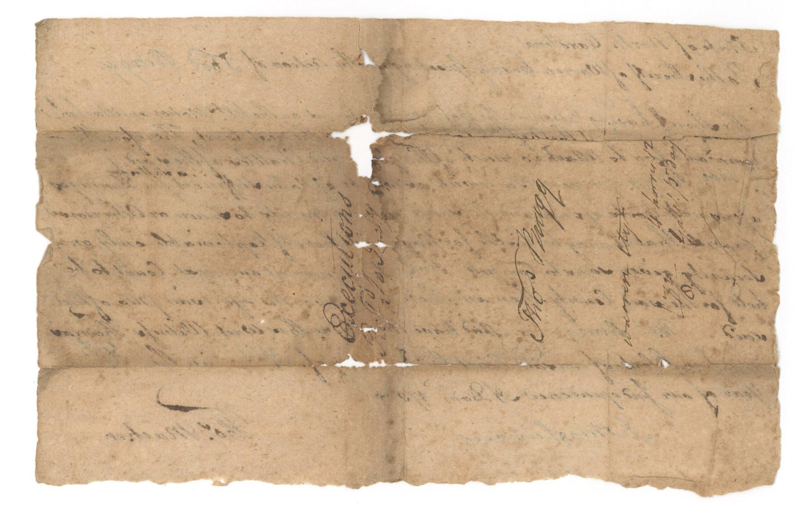Jethro Sumner - Revolutionary War General - Autographed Manuscript Legal Document - 1784 - 2