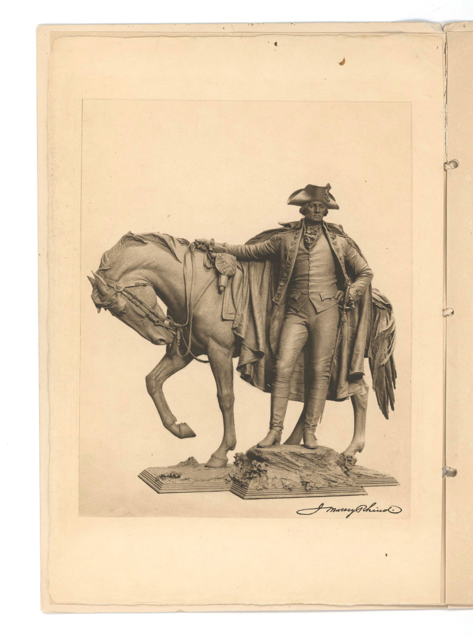 George Washington: Program for the Dedication of Newark Equestrian Statue (1912) - J. Massey Rhind - 4