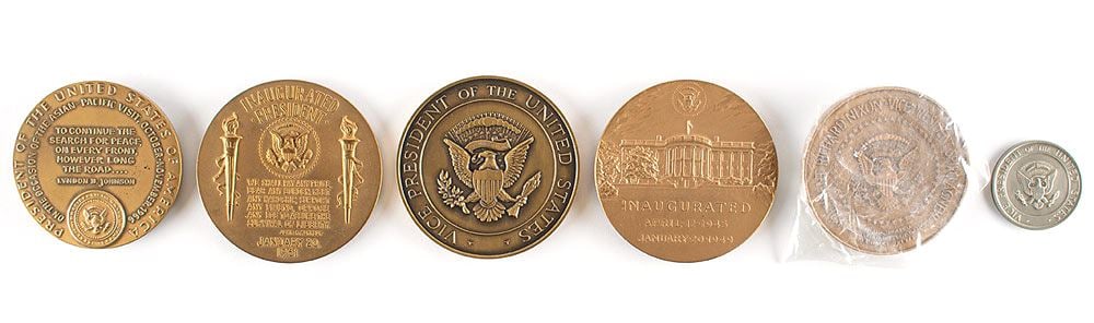 Presidential Medals - Group of Six Bronze Inaugural and Commemorative Medals - 2