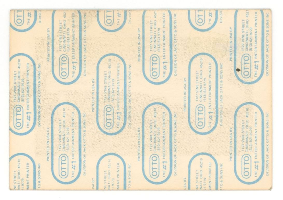 Elton John - World Tour 1986-1987 - Original Concert Press Pass - 2