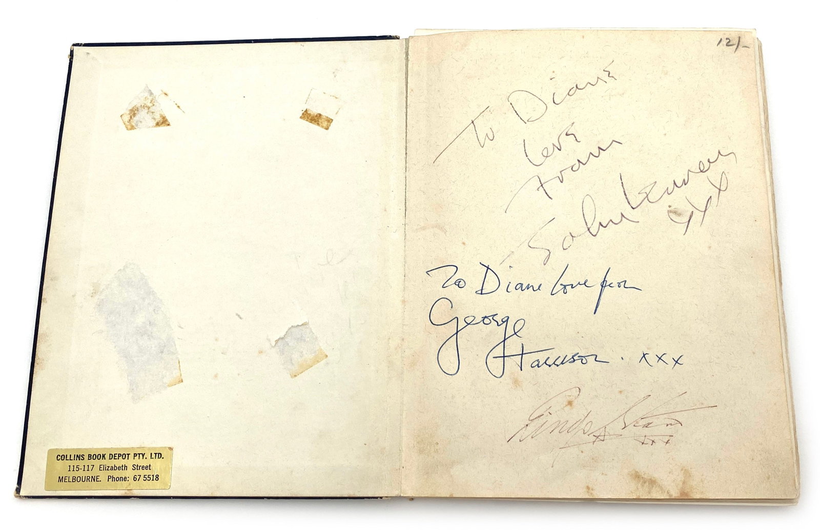 The Beatles: John Lennon, Paul McCartney, George Harrison & Ringo Starr Autographed In His Own Write - 2