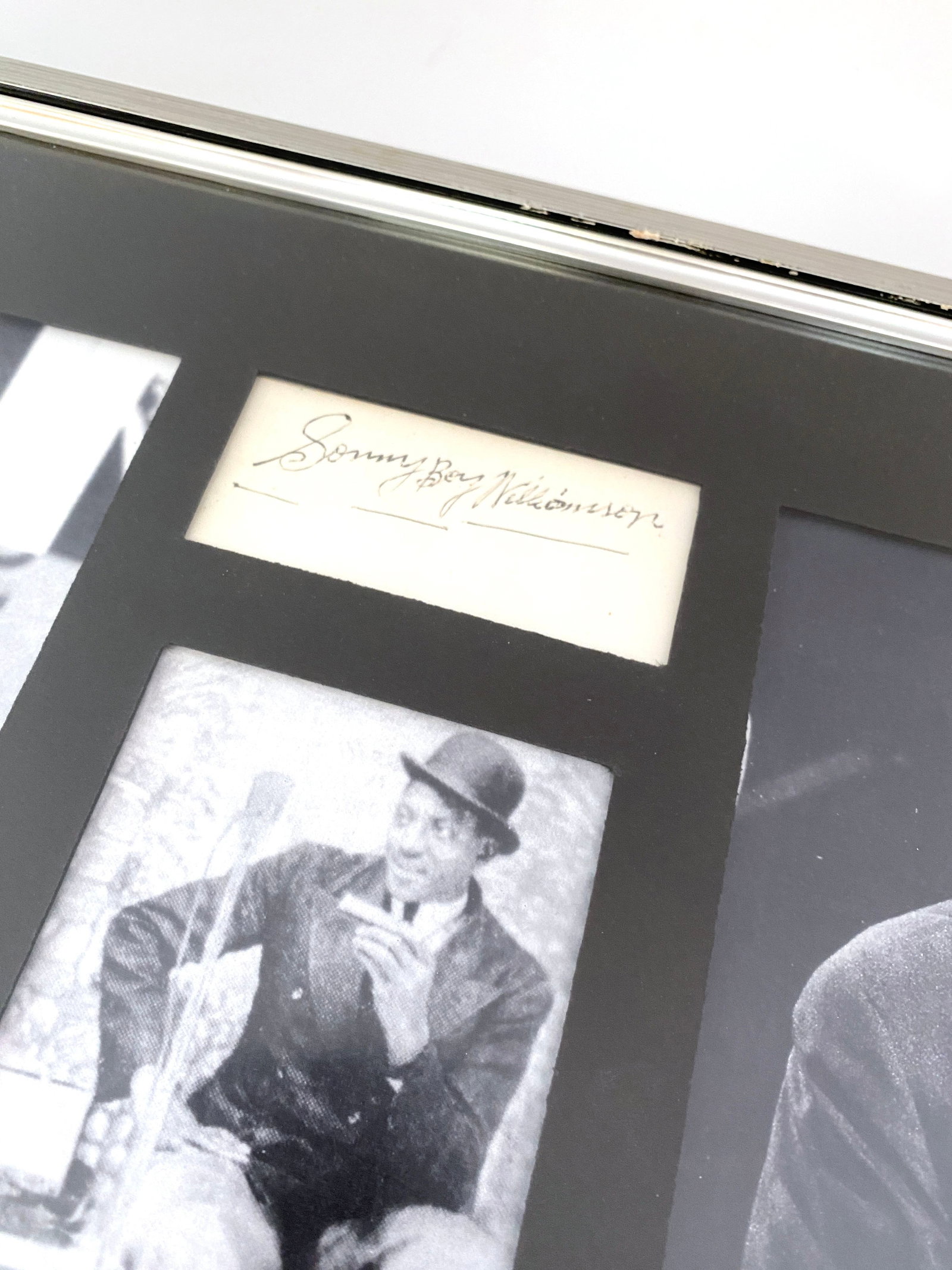 Sonny Boy Williamson II - Blues Harmonica Pioneer - Framed Autographed Display - 2