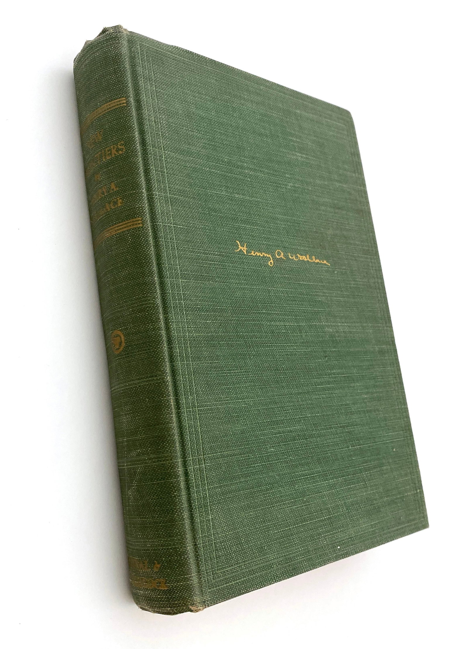 Henry A. Wallace - U.S. Vice President - New Frontiers Autographed Hardcover Book, 1934 - 4