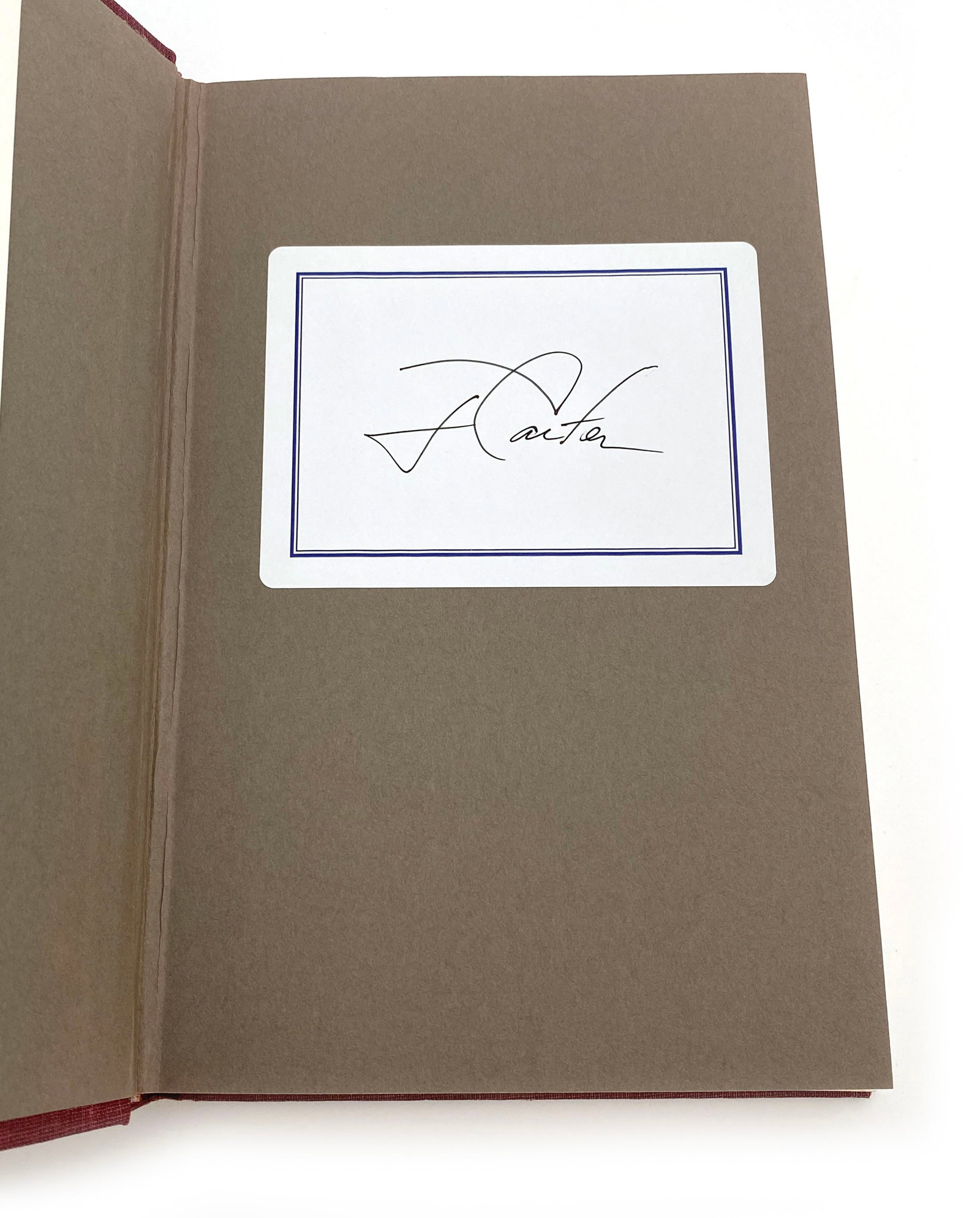 Jimmy Carter - 39th U.S. President - Autographed A Government As Good As Its People - 2