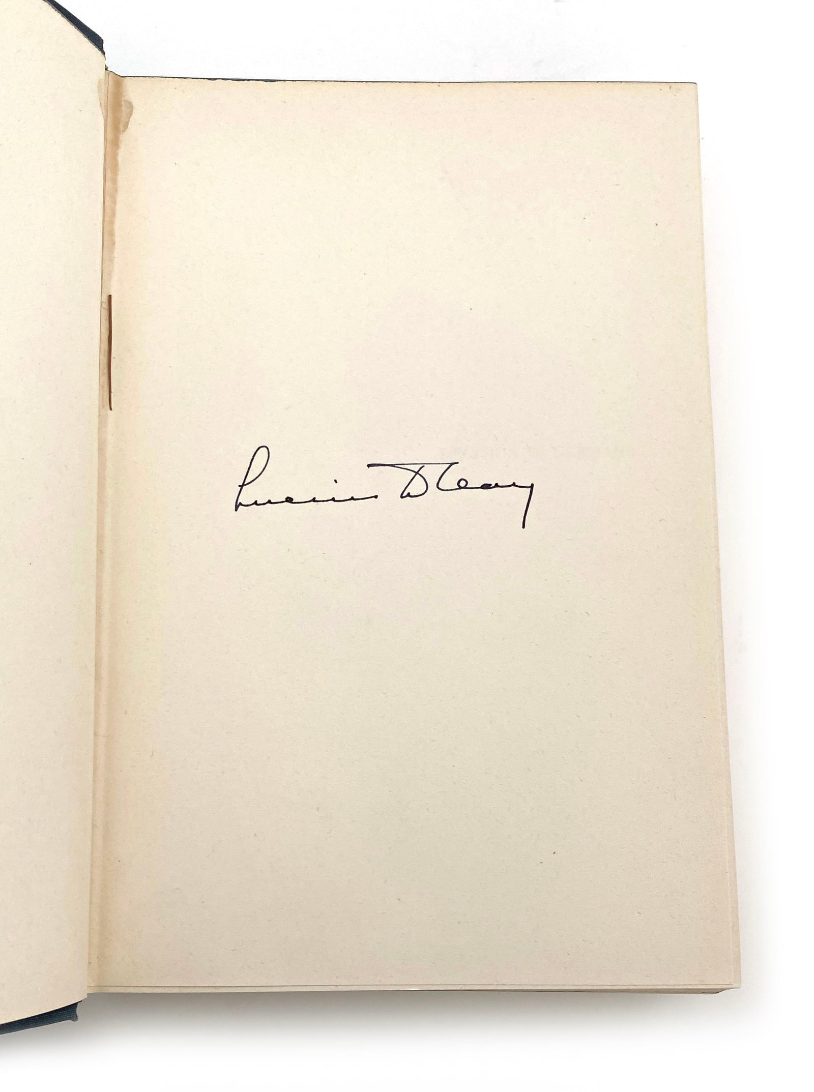 Lucius D. Clay - Military Governor of Germany - Autographed Decision in Germany First Edition - 2