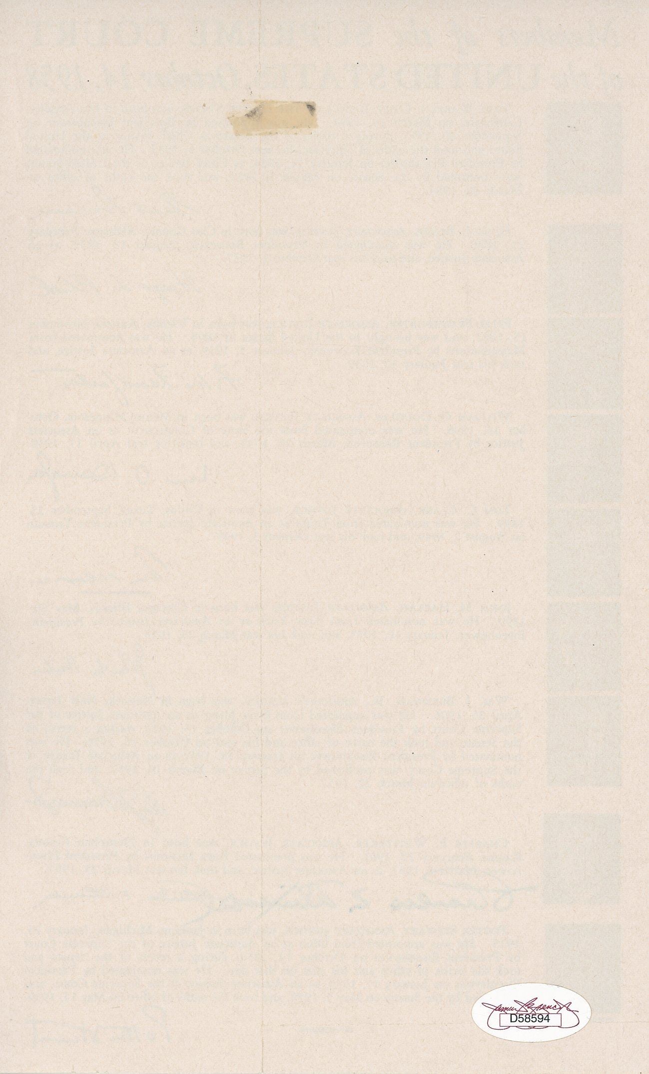 Charles E. Whittaker - U.S. Supreme Court Justice - Autographed 5.5 x 8.5" Book Page - 2