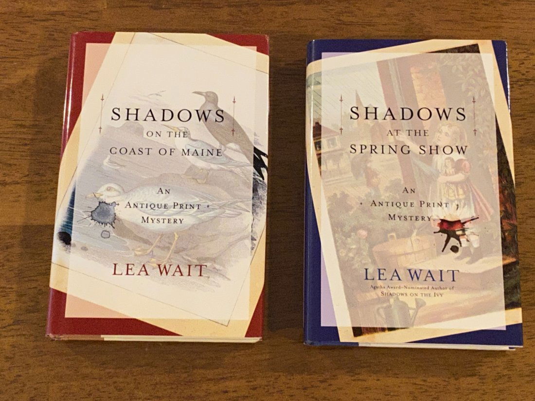 Lea Wait SIGNED First Editions - Shadows On The Coast Of Maine & Shadows At The Spring Show (1 of 7)