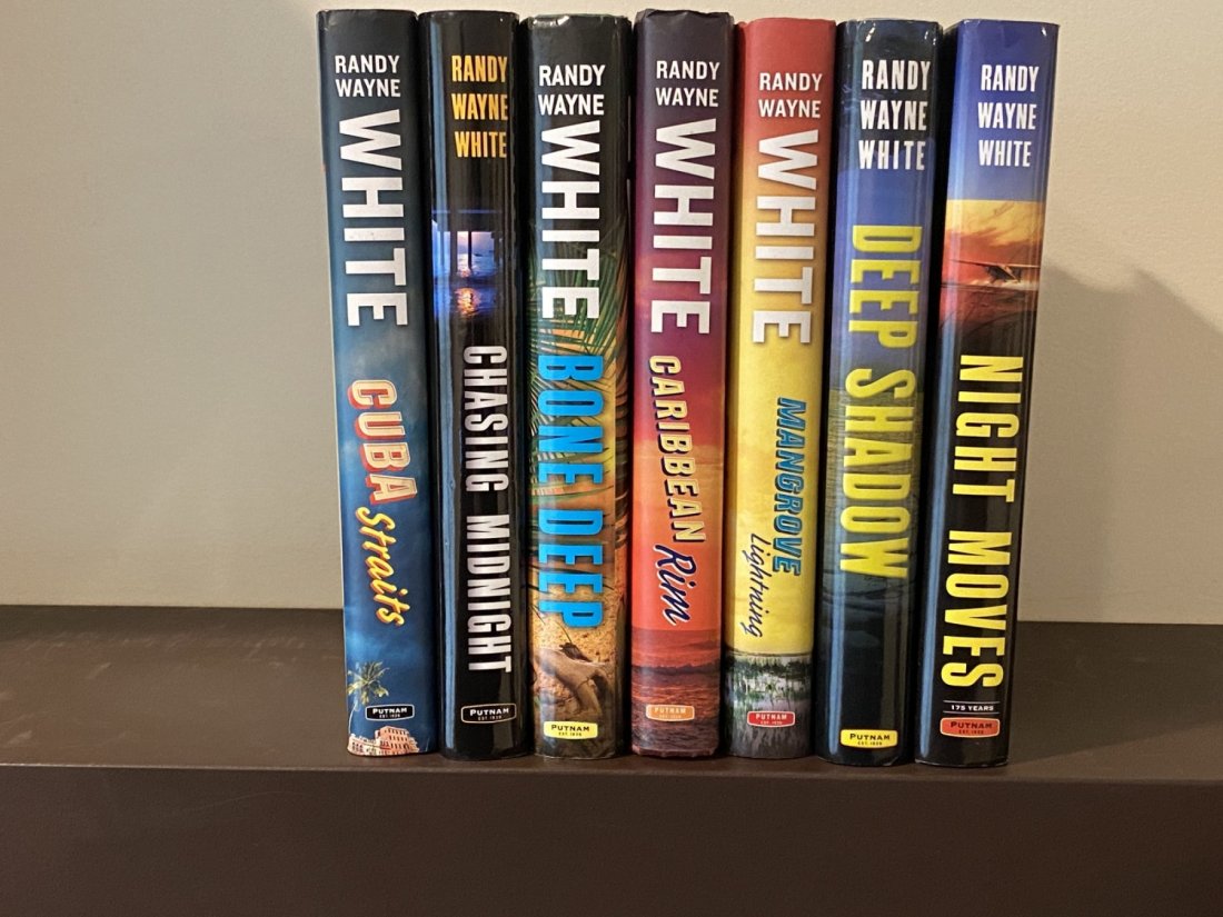 Randy Wayne White SIGNED First Editions: Randy Wayne White SIGNED First Editions: Cuba Straits, Chasing Midnight, Bone Deep, Caribbean Rim, Mangrove Lightning, Deep Shadow, Night Moves
