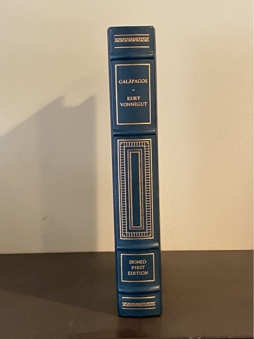 Galapagos By Kurt Vonnegut SIGNED Leatherbound First Edition Published By The Franklin Library (1 of 9)