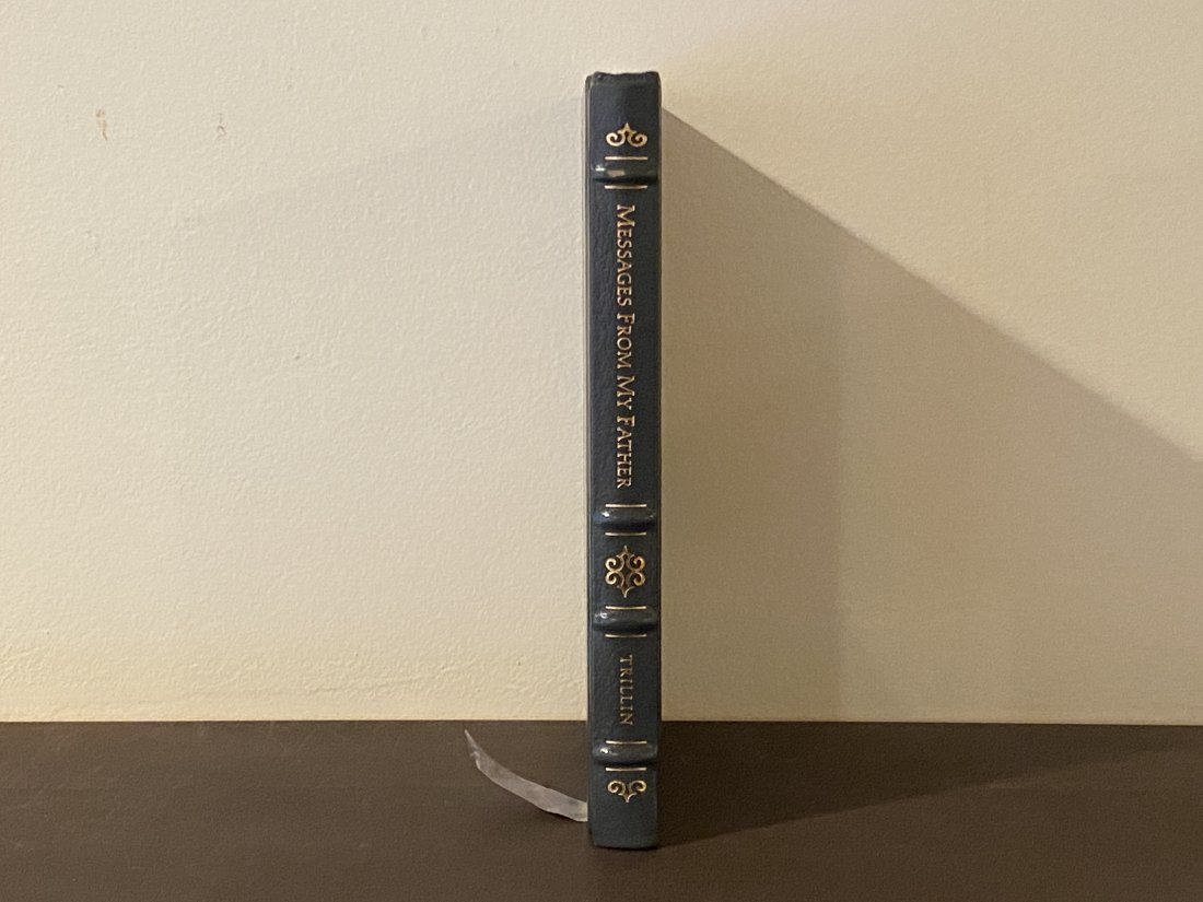 Messages From My Father By Calvin Trillin SIGNED First Edition Easton Press Leather (1 of 4)