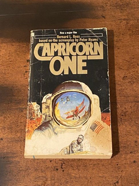 Capricorn One by Bernard L. Ross (aka Ken Follett) SIGNED by Follett (1 of 4)