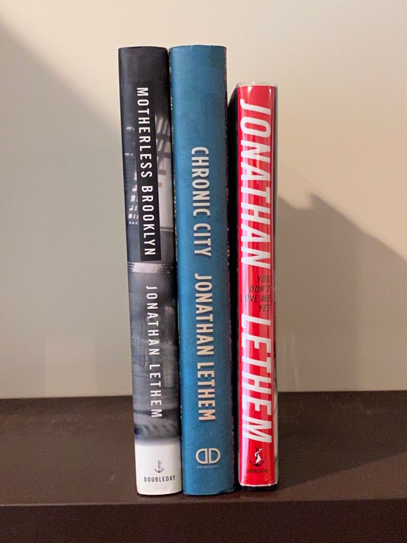 Jonathan Lethem SIGNED Motherless Brooklyn, Chronic City, You Don't Love Me Yet (1 of 10)