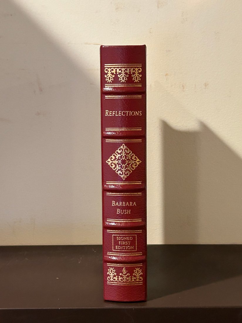 Reflections By Barbara Bush SIGNED Leather Bound First Edition (1 of 6)