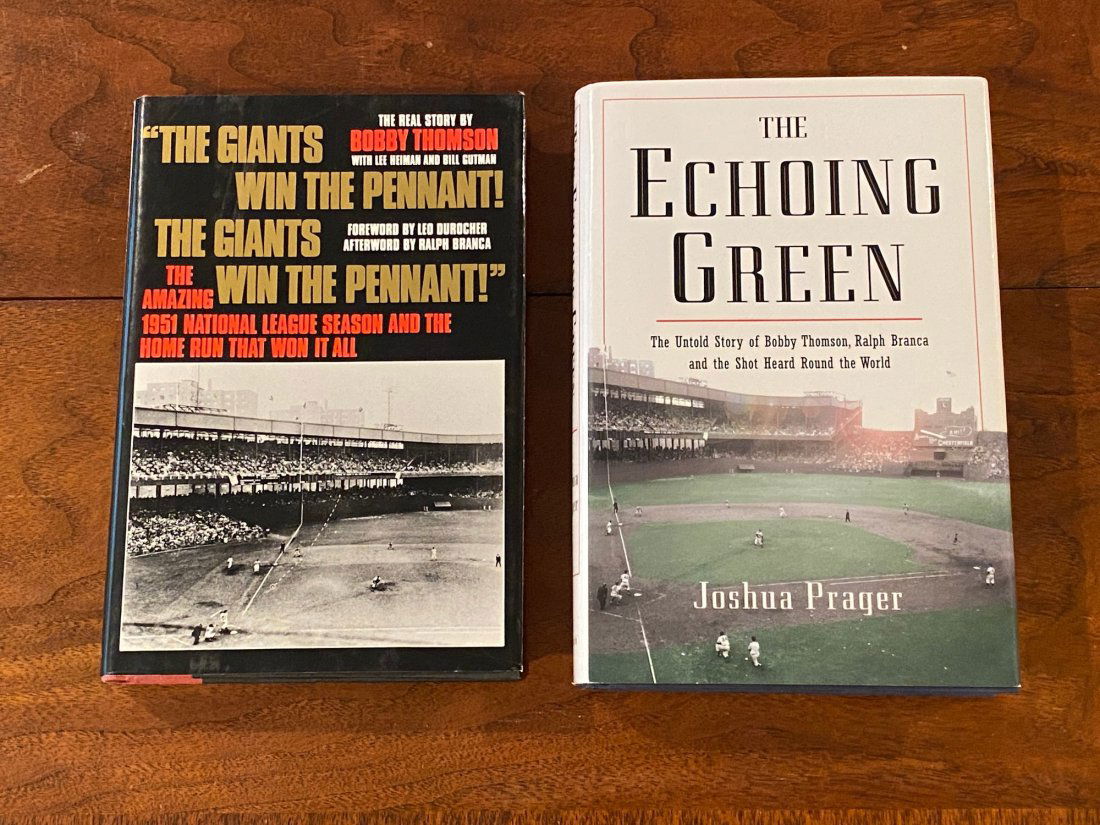 The Giants Win The Pennant! By Bobby Thomson SIGNED & The Echoing Green SIGNED (1 of 12)