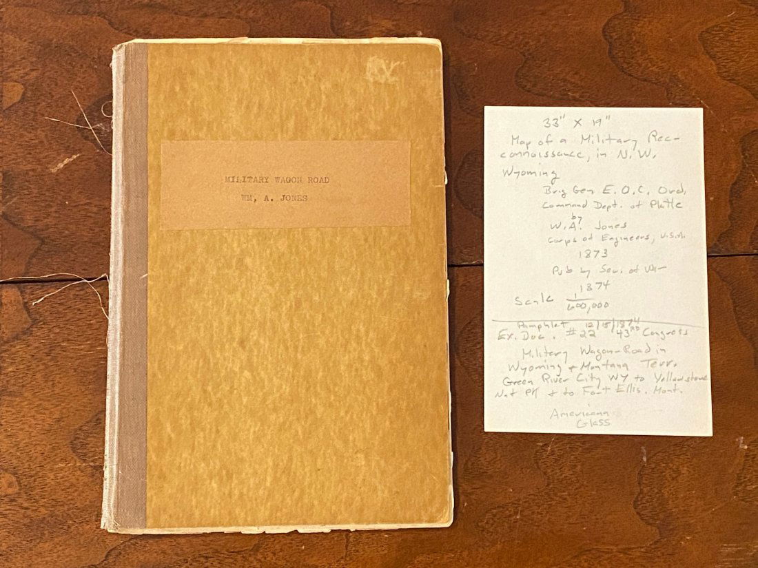 Military Wagon-Road In Wyoming And Montana Territories With Map Of Military Reconnaissance 1873-4 (1 of 7)