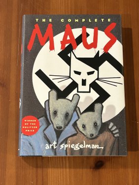 The Complete Maus by Art Spiegelman SIGNED & Inscribed Later Printing with Drawing