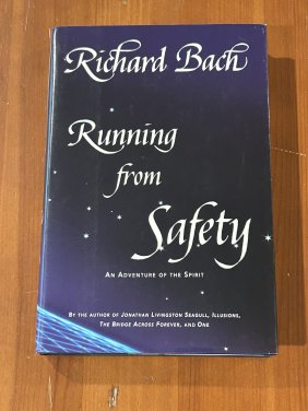 Running From Safety by Richard Bach SIGNED & Inscribed First Edition