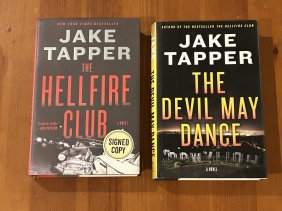 The Hellfire Club & The Devil May Dance by Jake Tapper SIGNED First Editions