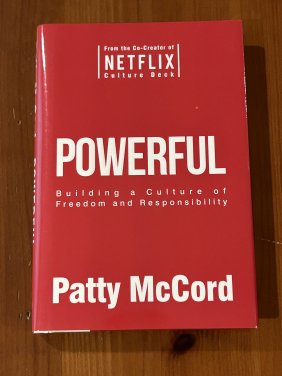 Powerful by Patty McCord SIGNED First Edition