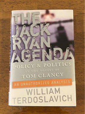 The Jack Ryan Agenda By William Terdoslavich SIGNED & Inscribed First Edition