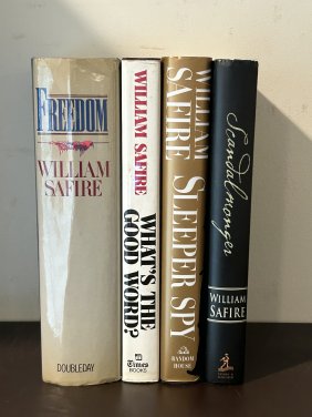 William Safire SIGNED First Editions