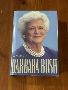 Barbara Bush A Memoir SIGNED & Inscribed First Edition
