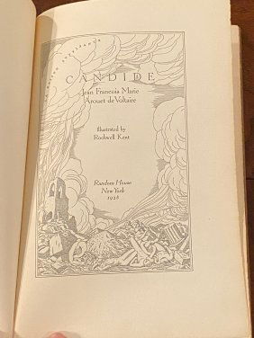 Candide By Voltaire Illustrated & SIGNED By Rockwell Kent Limited Numbered Edition
