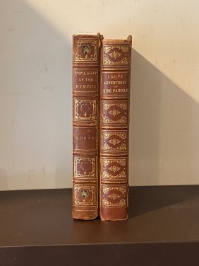 Adventures Of King Pausole & Twilight Of The Nymphs By Pierre Louys Limited Numbered Editions