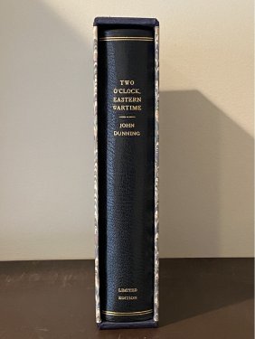 Two O'Clock Eastern Wartime By John Dunning RARE SIGNED Limited Manuscript Edition SIGNED With Notes