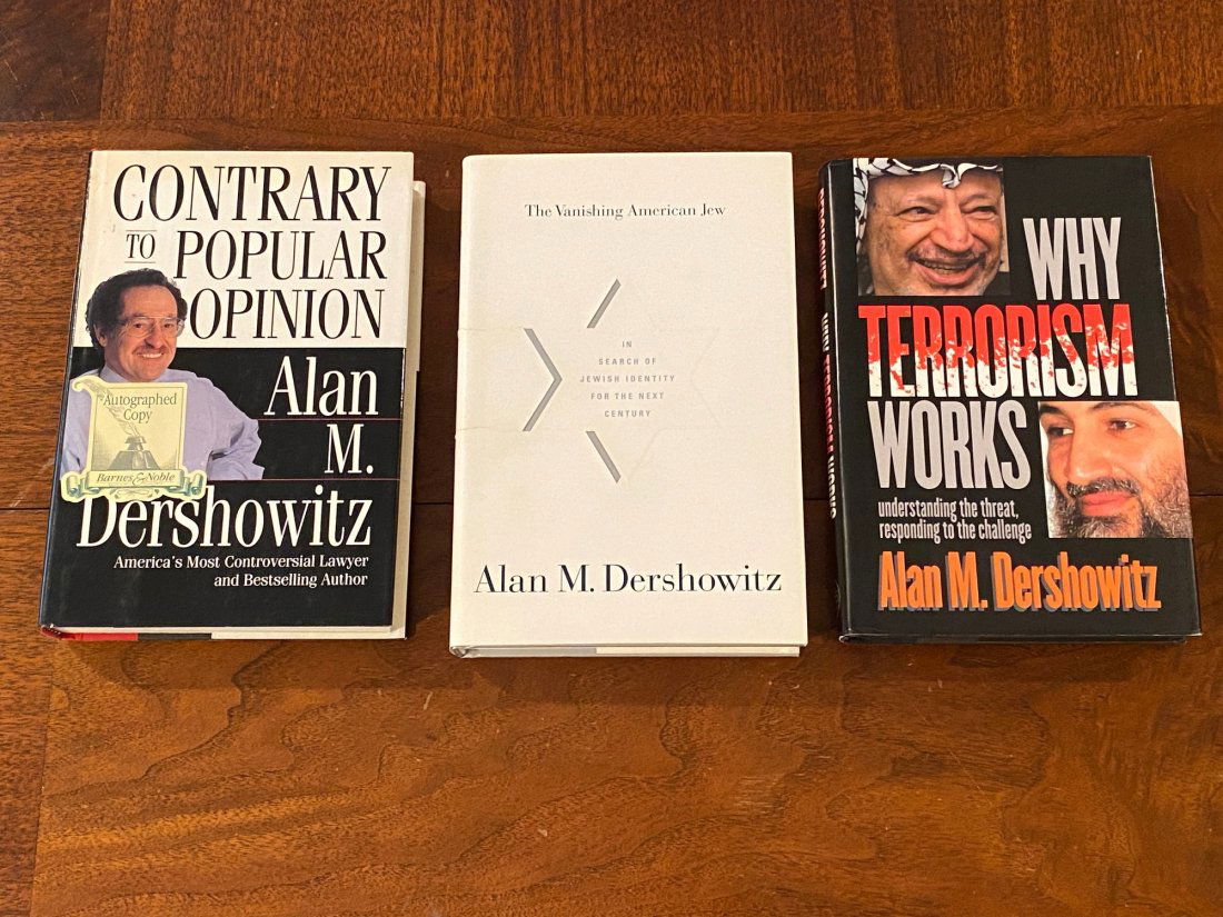 Alan M. Dershowitz SIGNED First Edition (1 of 11)