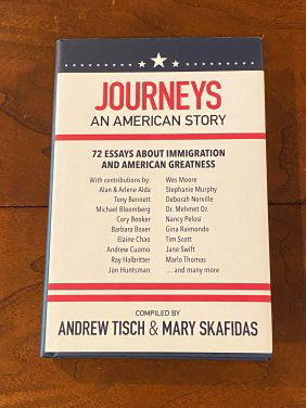 Journeys An American Story By Andrew Tisch & Mary Skafidas SIGNED & Inscribed First Edition