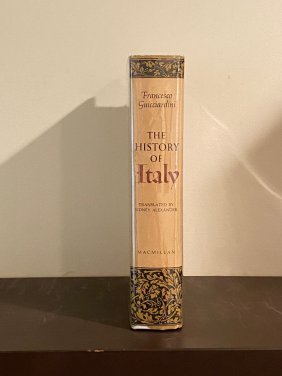 The History Of Italy By Francesco Guicciardini Translated By Sidney Alexander First Printing
