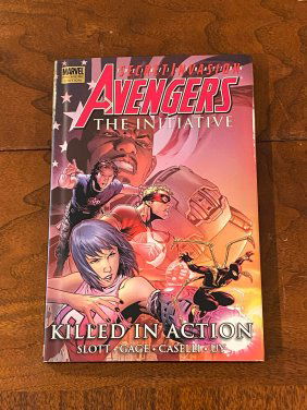 Avengers: The Initiative Killed In Action Graphic Novel By Scott, Gage, Caselli & Uy First Edition