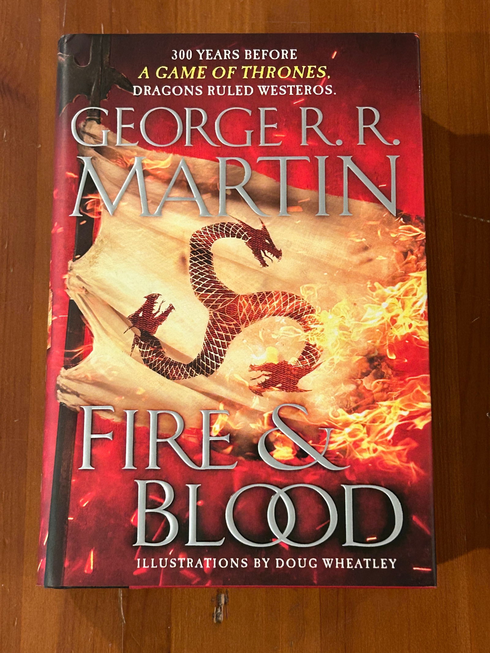 Fire & Blood by George R. R. Martin First Edition Basis For House Of The Dragon TV Series (1 of 6)