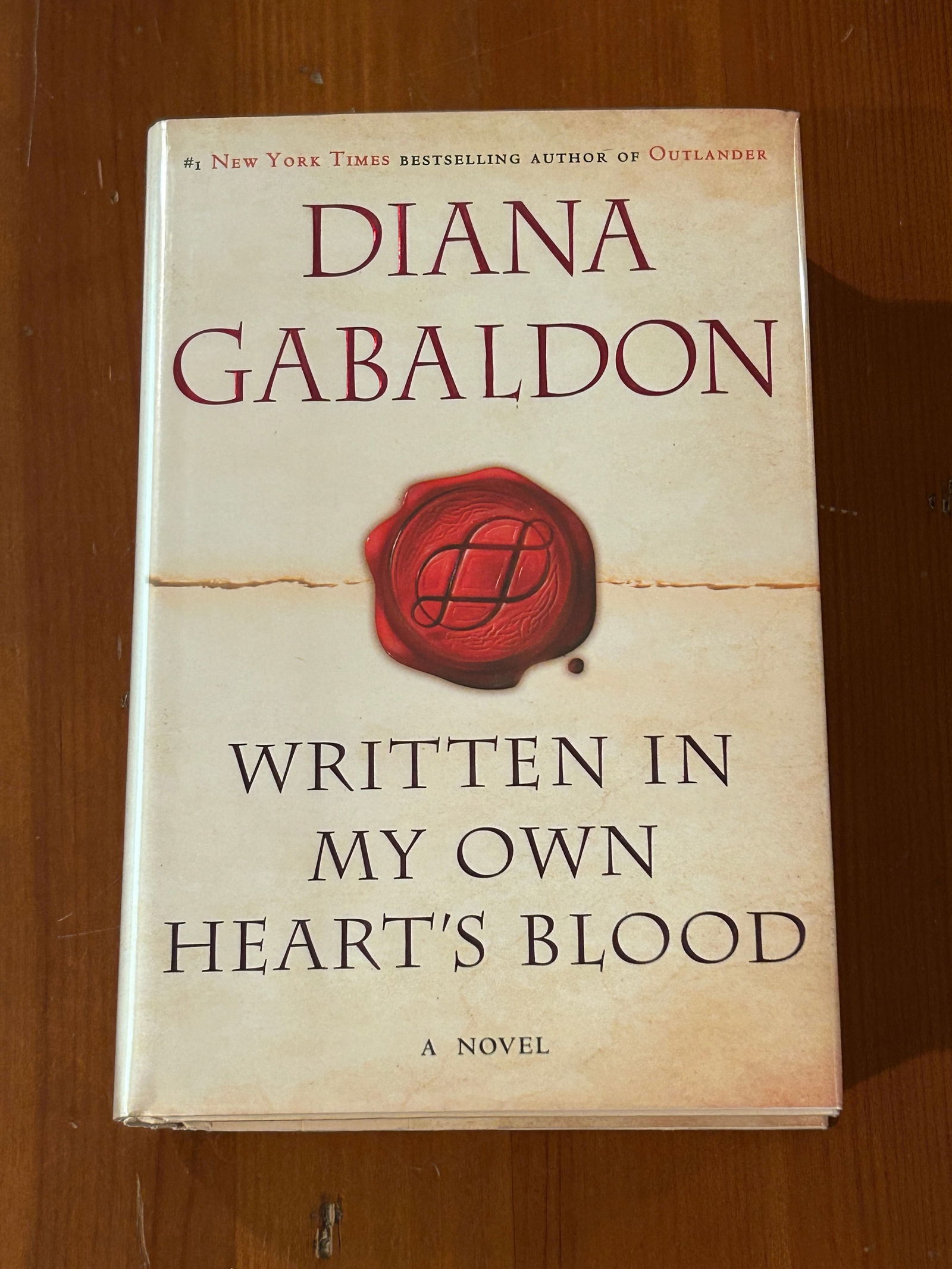 Written In My Own Heart's Blood by Diana Gabaldon SIGNED Later Printing