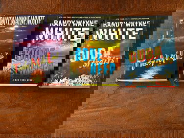 Randy Wayne White SIGNED First Editions: Twelve Mile Limit, Bone Deep, Cuba Straits