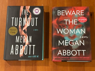 The Turnout & Beware The Woman by Megan Abbott SIGNED First Editions