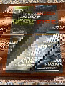 Bill Evans SIGNED & Inscribed First Editions Category 7, Frozen Fire, Dry Ice & Blackmail Earth
