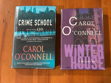 Carol O'Connell SIGNED First Editions - Crime School & Winter House