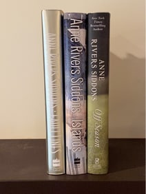 Anne Rivers Siddons SIGNED Editions - Fault Lines, Islands & Off Season