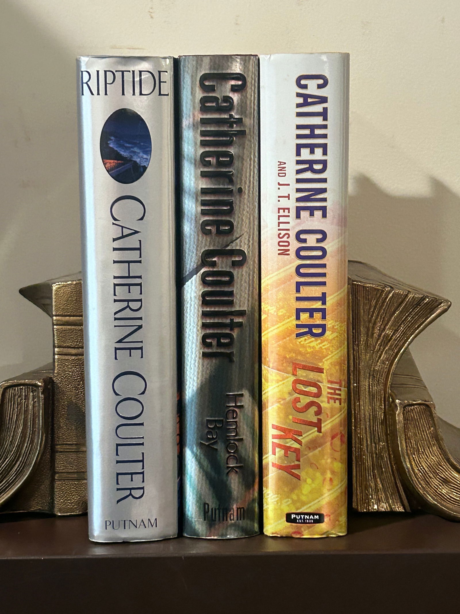 Catherine Coulter SIGNED First Editions - Riptide, Hemlock Bay, The Lost Key: Catherine Coulter SIGNED First Editions - Riptide, Hemlock Bay, The Lost Key published by G. P. Putnam's Sons, New York, 200, 2001, 2014