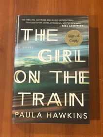 The Girl On The Train By Paula Hawkins RARE SIGNED First Edition