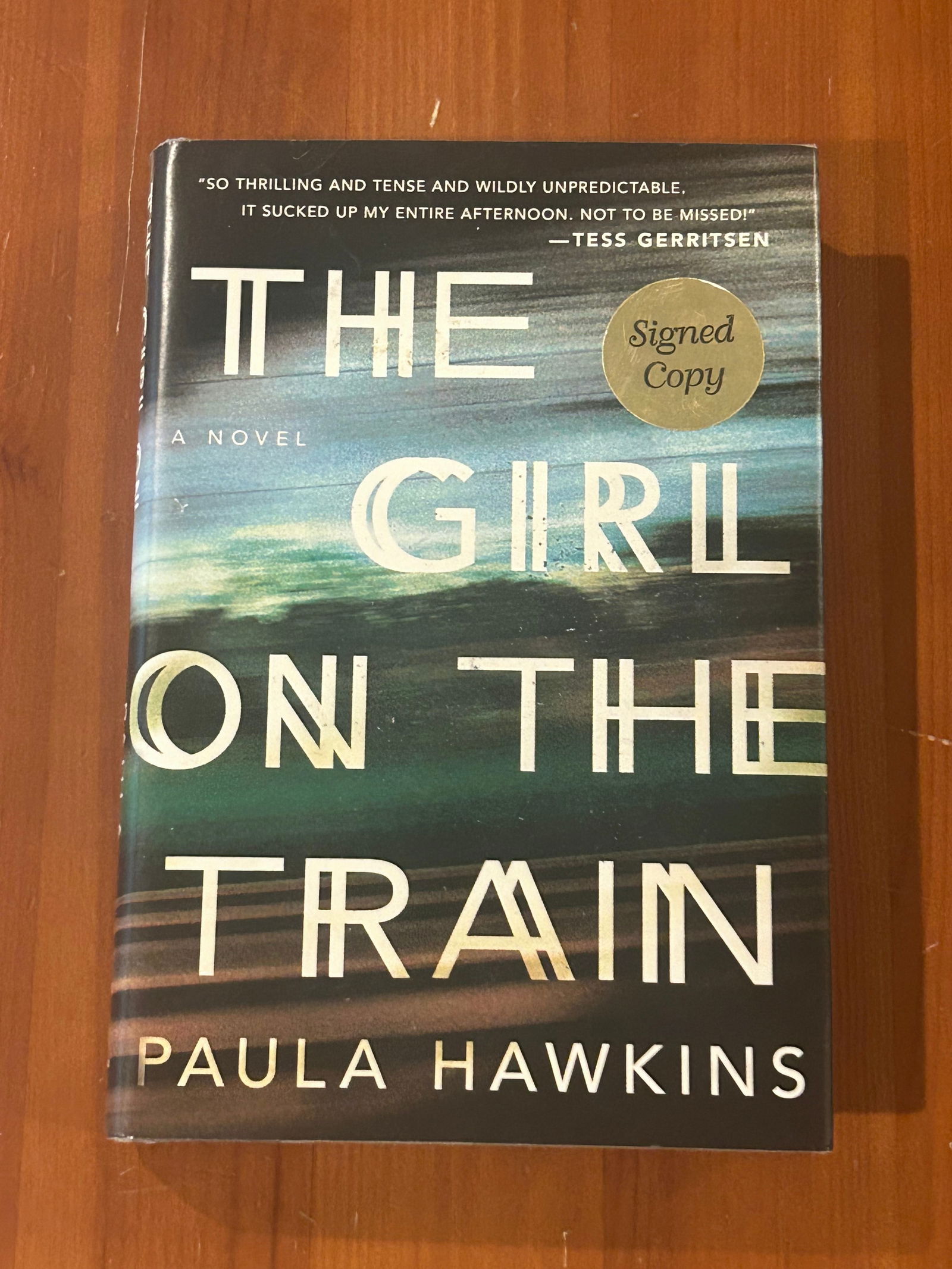 The Girl On The Train By Paula Hawkins RARE SIGNED First Edition (1 of 7)