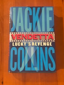 Vendetta Lucky's Revenge by Jackie Collins SIGNED Later Printing