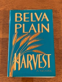 Harvest By Belva Plain SIGNED & Inscribed Uncorrected Proof First Edition
